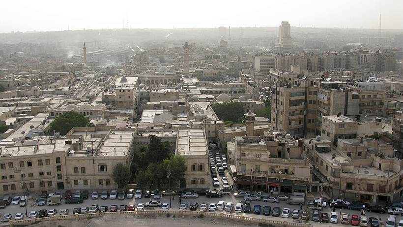 Aleppo, View of the city, Syria