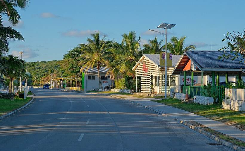 Main street of Alofi