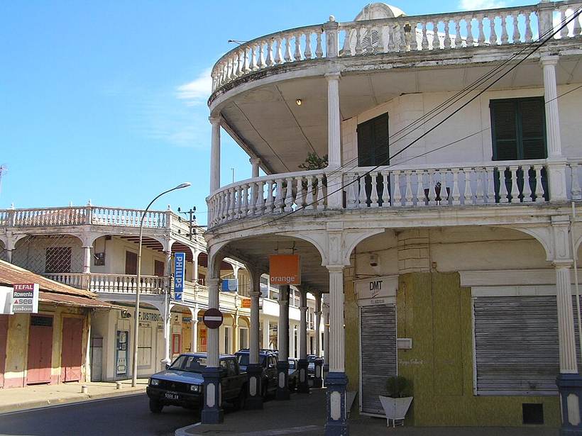 Antsiranana Diego Suarez typical Arab-influenced architecture Madagascar