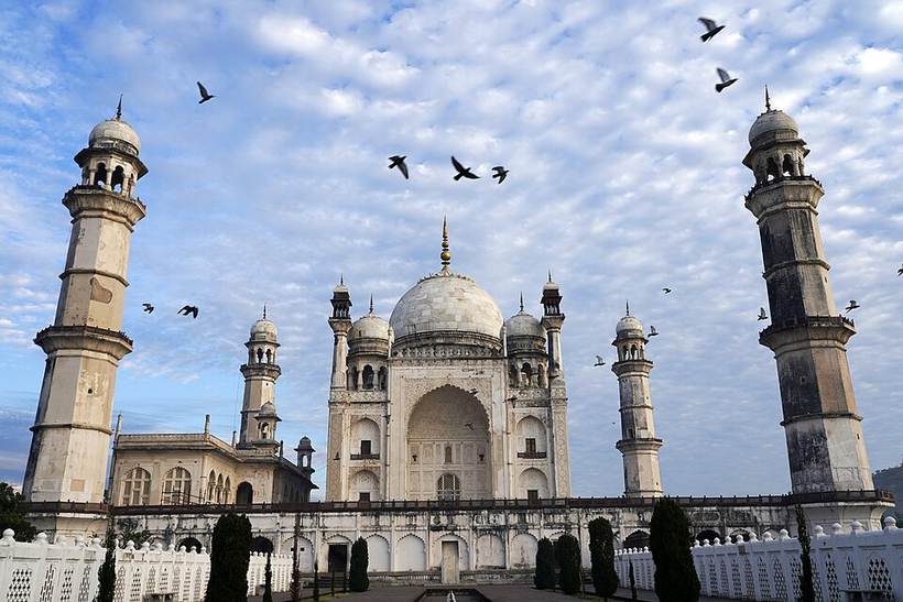 Bibi Ka Maqbara in the morning hours, Aurangabad, Maharashtra, India 37