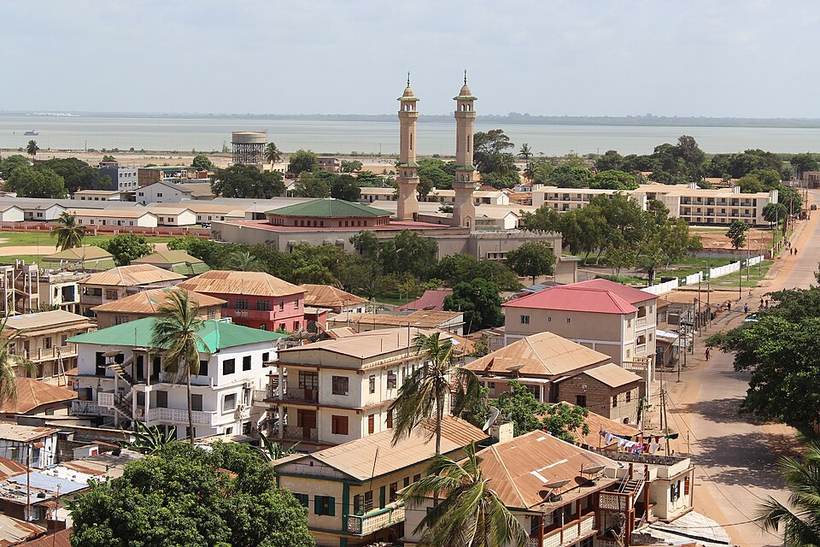 Banjul Gambia skyline