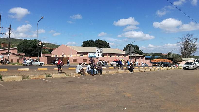 An Empty Taxi Lot