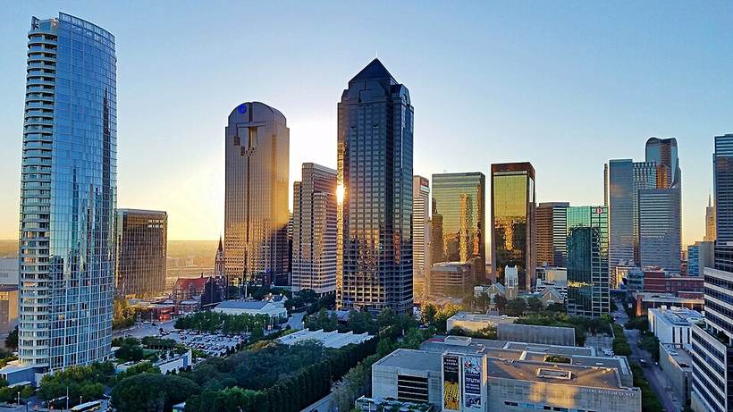 Dallas Skyline with Arts District