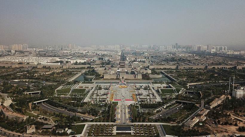 The skyline of Datong（Southgate）2019