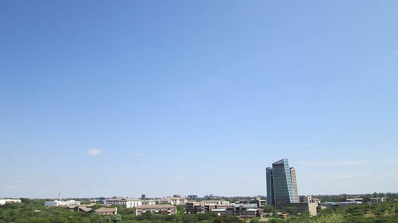 Gaborone skyline