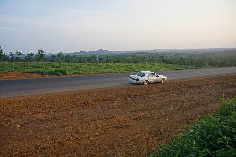 Monrovia to Gbarnga highway