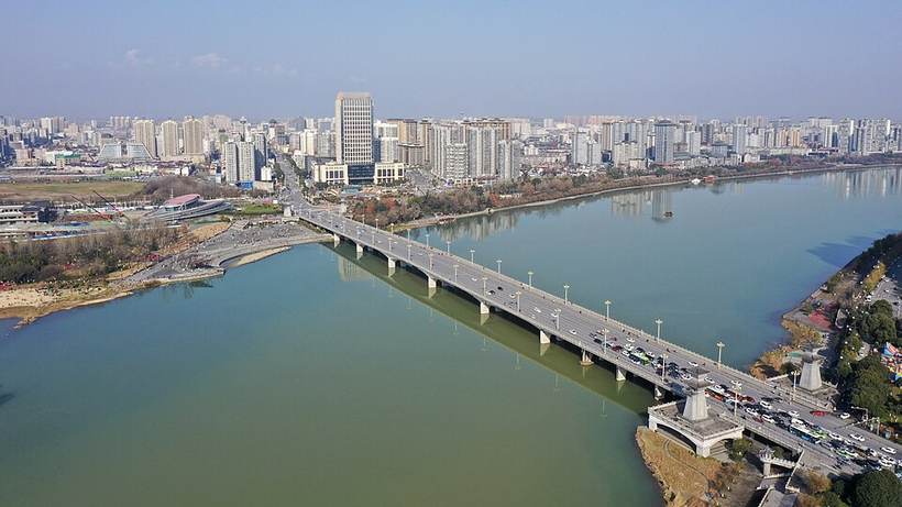 Tianhan bridge in Hanzhong2021