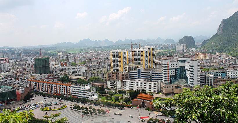 贺州市一角