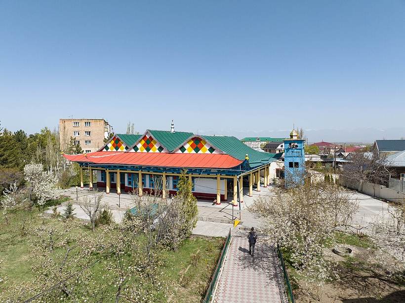 Каракол, дунганская мечеть сверху (2)