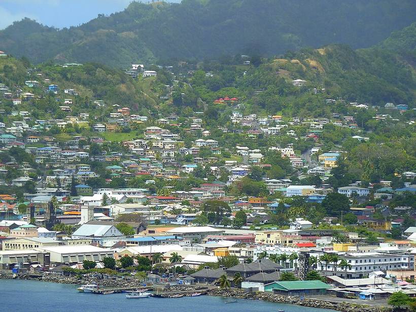 St. Vincent, Karibik - Kingstown City - panoramio