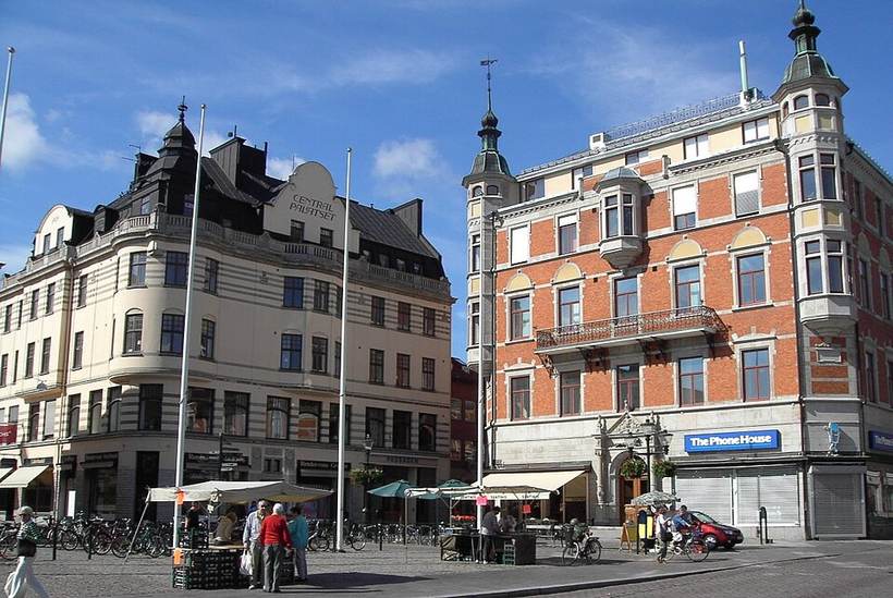 Stora torget, Linköping, juli 2005
