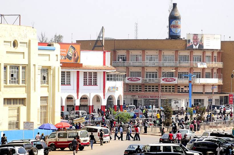 Square in Lubumbashi, 2011