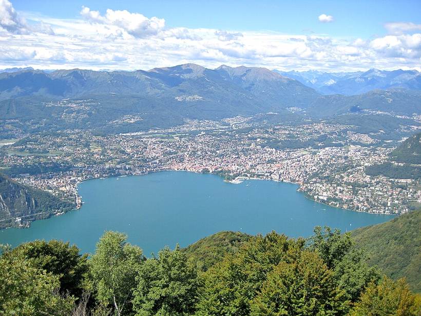 Lugano from Sighignola