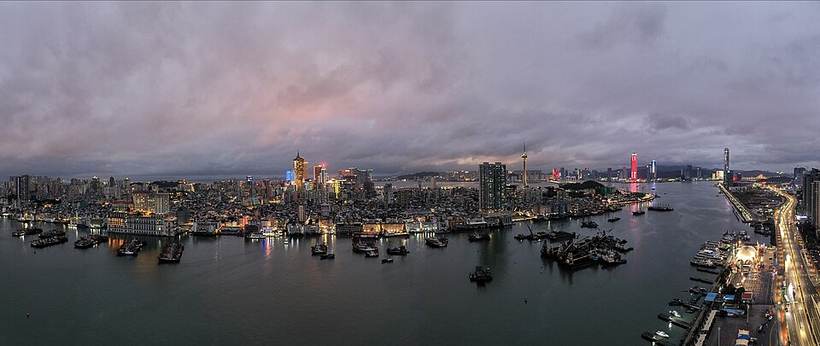 Panorama of Macau Peninsula2021