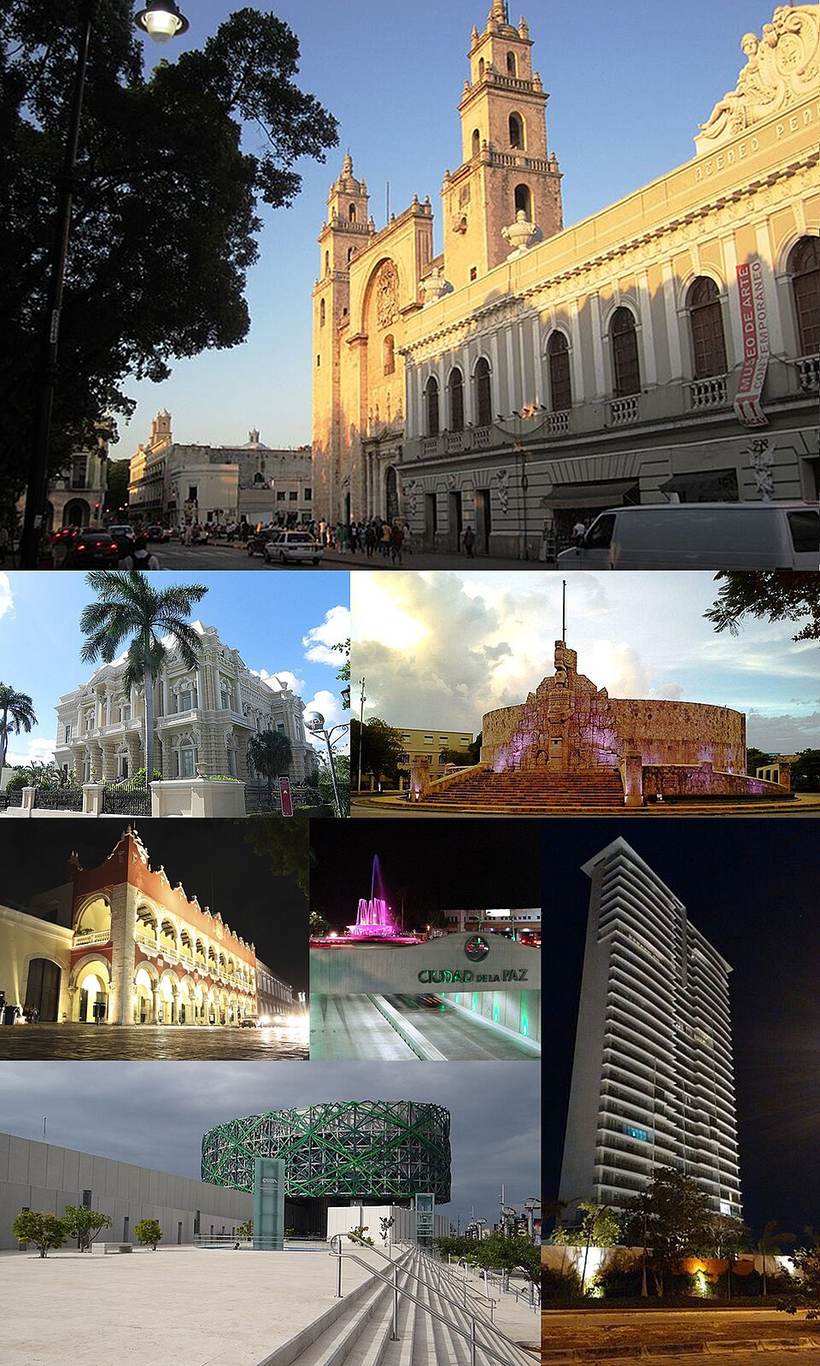 Collage Merida Yucatan