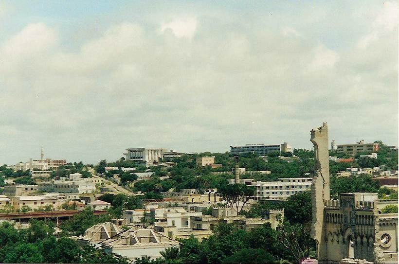 Pictures from an armed convoy trip in Mogadishu