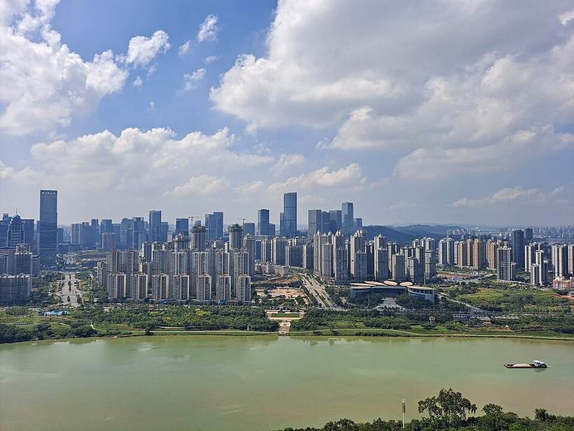 Nanning Seen from Longxiang Tower