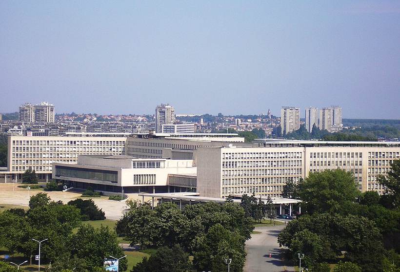 Novi Beograd - The SIV building