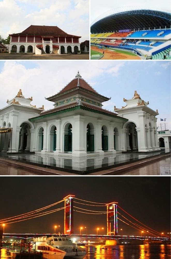 Montage of Palembang
