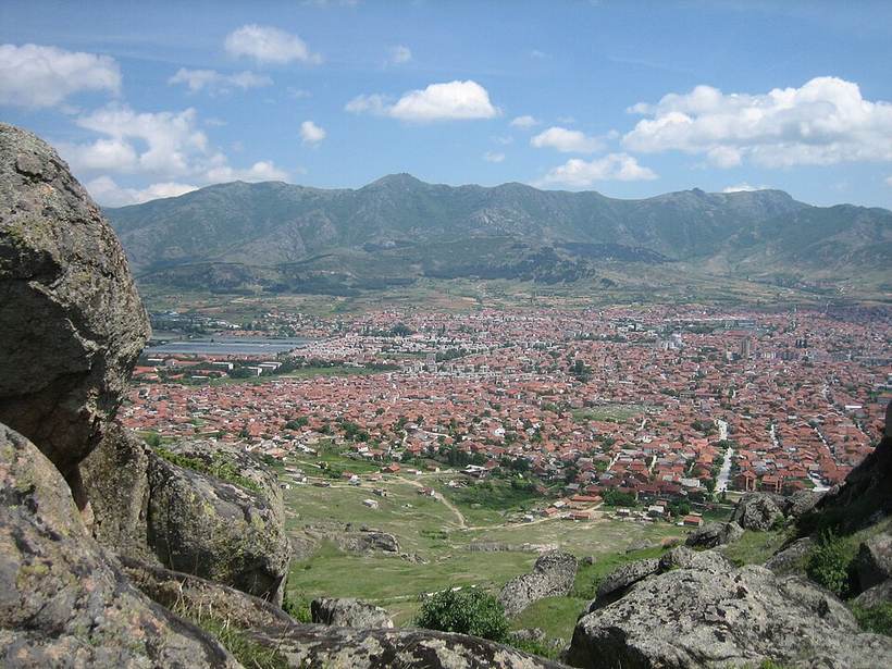Prilep from Towers of Marko
