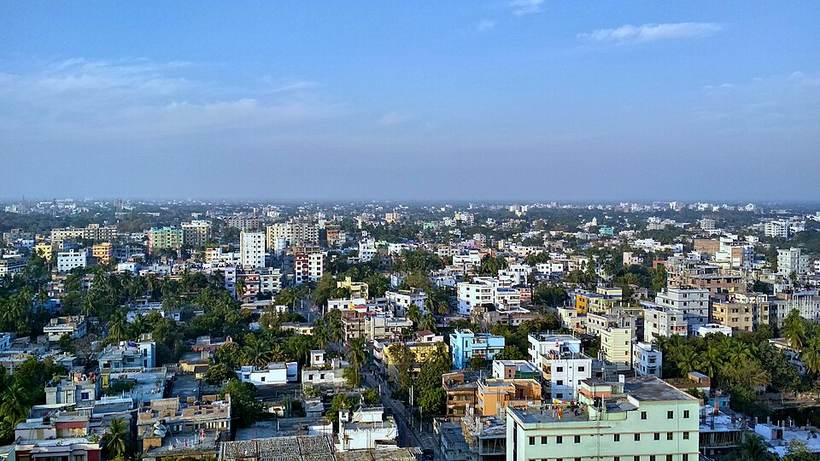 Aerial view of rajshahi