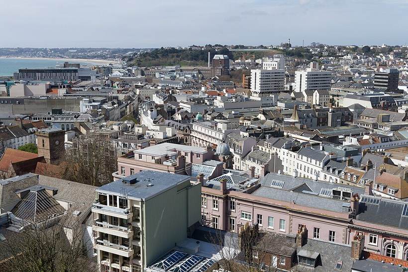 St Helier from Fort Regent 2013