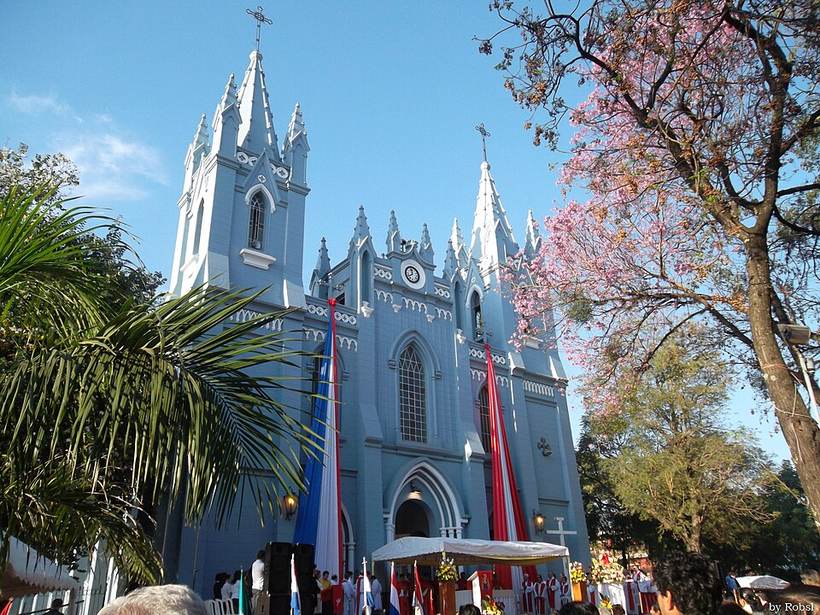 Catedral de San Lorenzo durante un 10 de Agosto