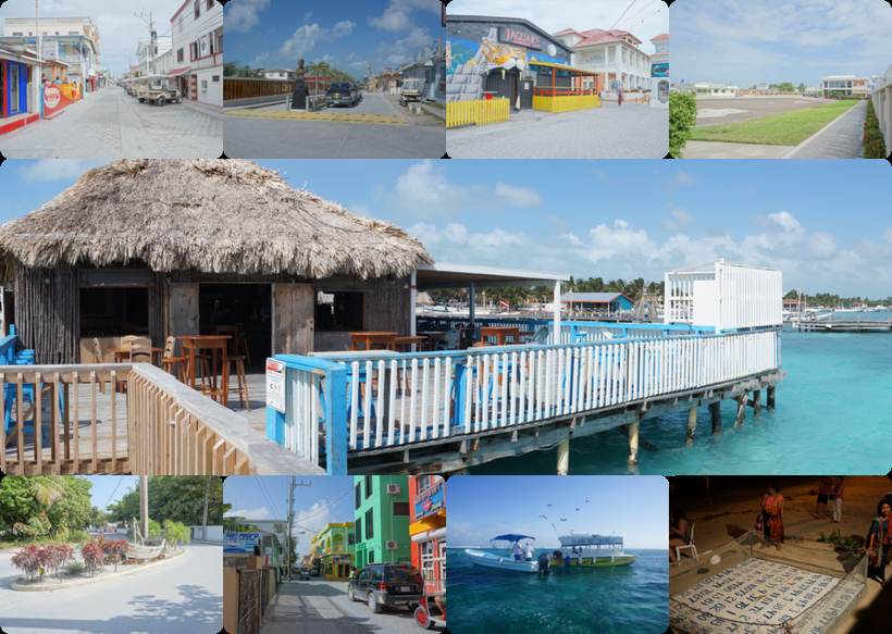 San Pedro, Belize - Collage