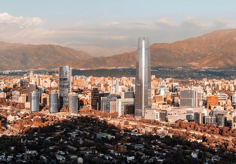 Santiago de Chile, Desde Cerro San Cristóbal (cropped)