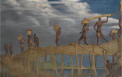 Fort-Archambault bridge by A. Yakovlev (1926)