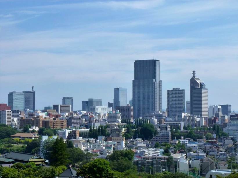 SendaiCity Skylines from Mukaiyama2018