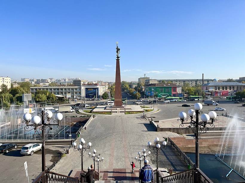 Shymkent independence square in 2023