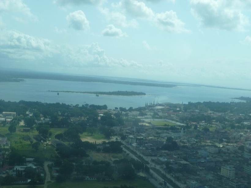 Tanga aerial view