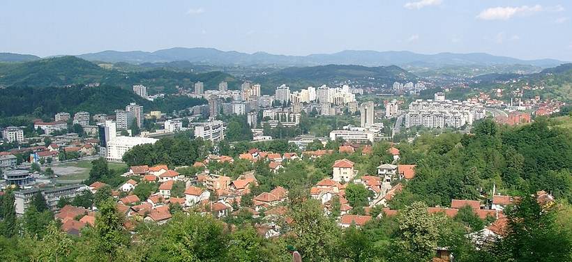 Tuzla View of Tuzla