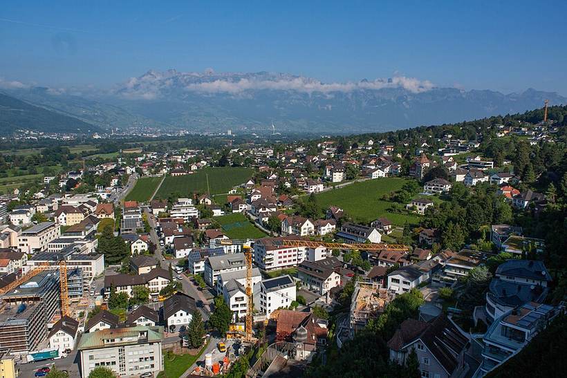 View of Vaduz