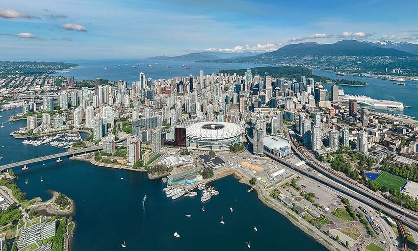 Skyline of Vancouver, Canada